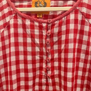 Coniglio Palm Beach Shirred Half Placket Maxi Dress